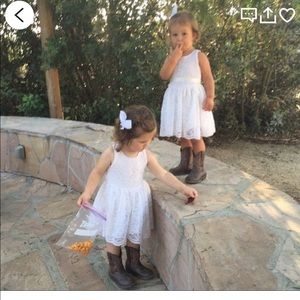 Short flower girl dress 18 month